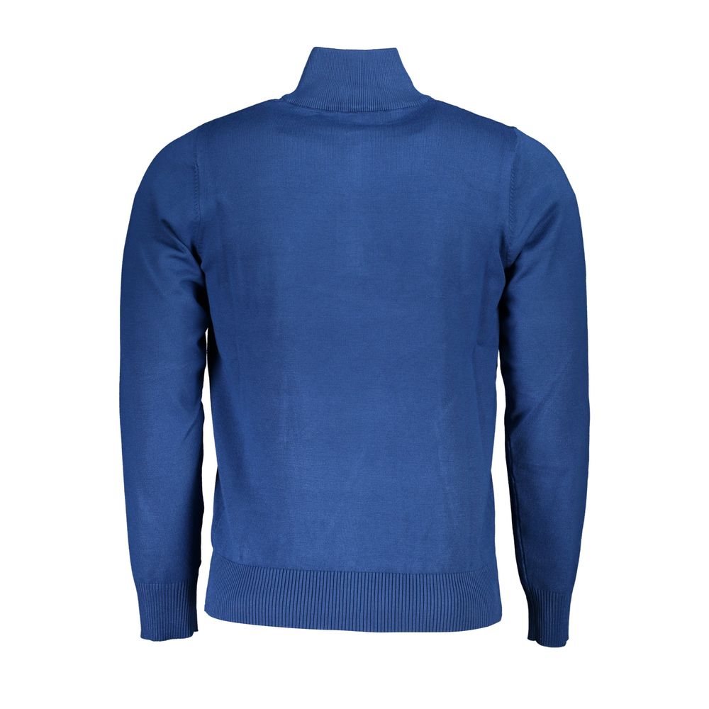 U.S. Grand Polo Blue Viscose Men Sweater