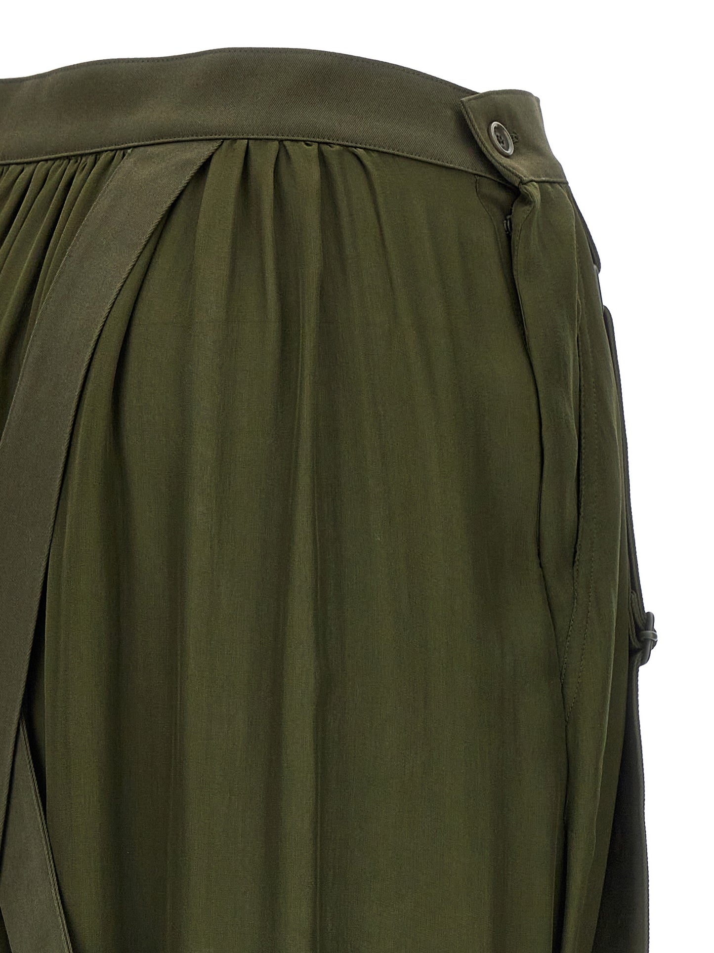 Max Mara Bicolor Silk Mini Skirt