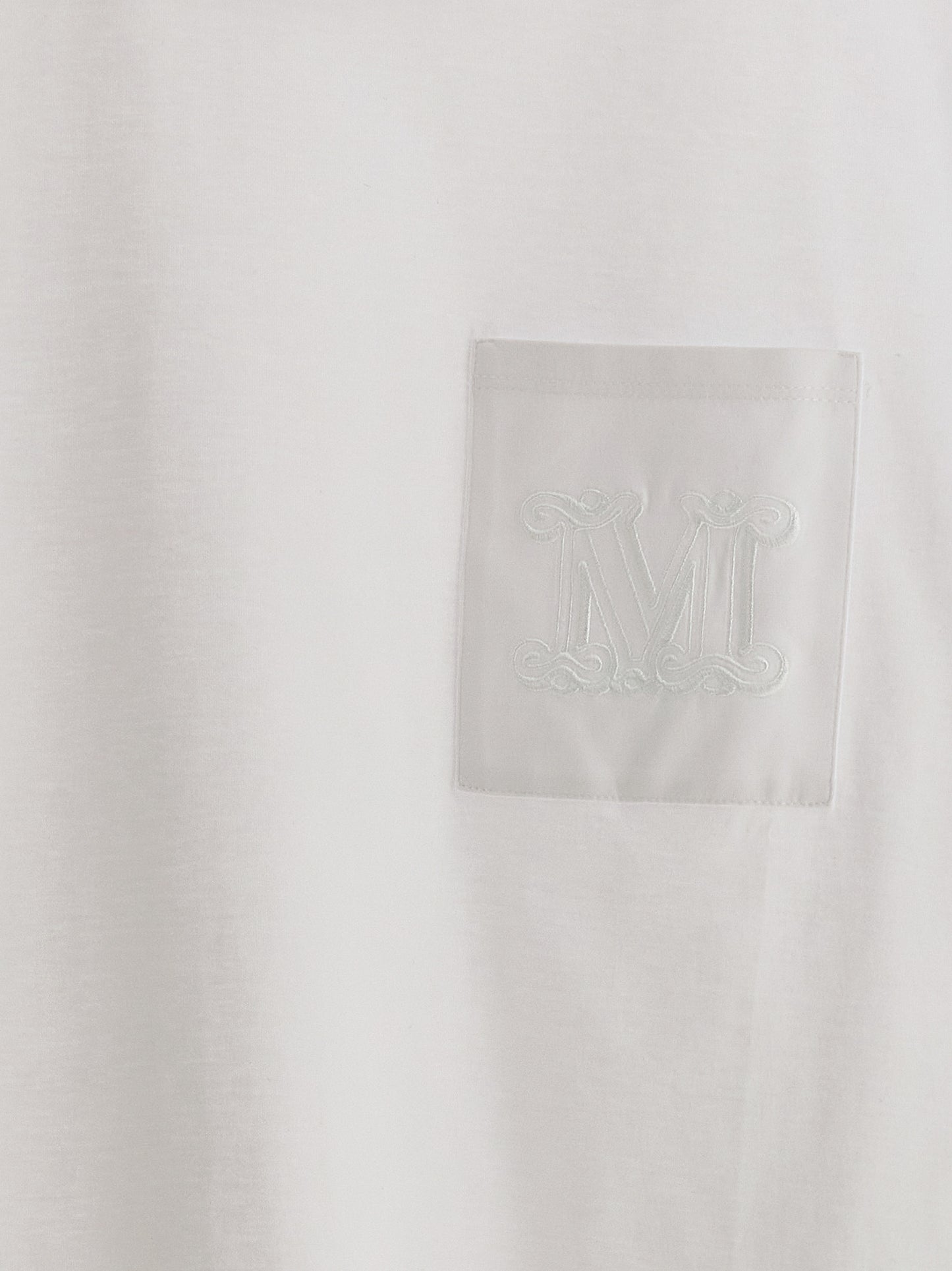 Max Mara White Cotton T-Shirt