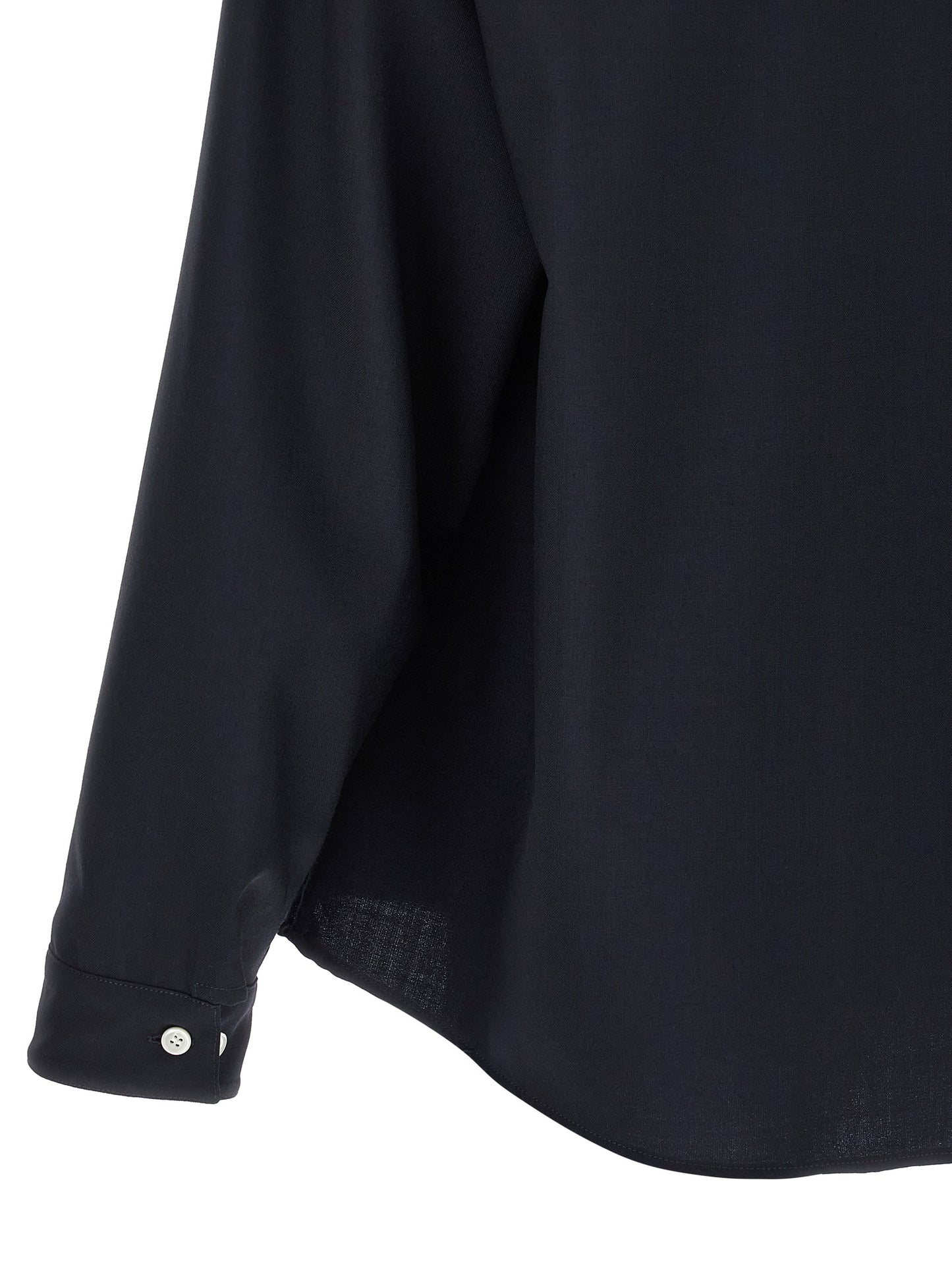 Marni Blue Virgin Wool Blouse