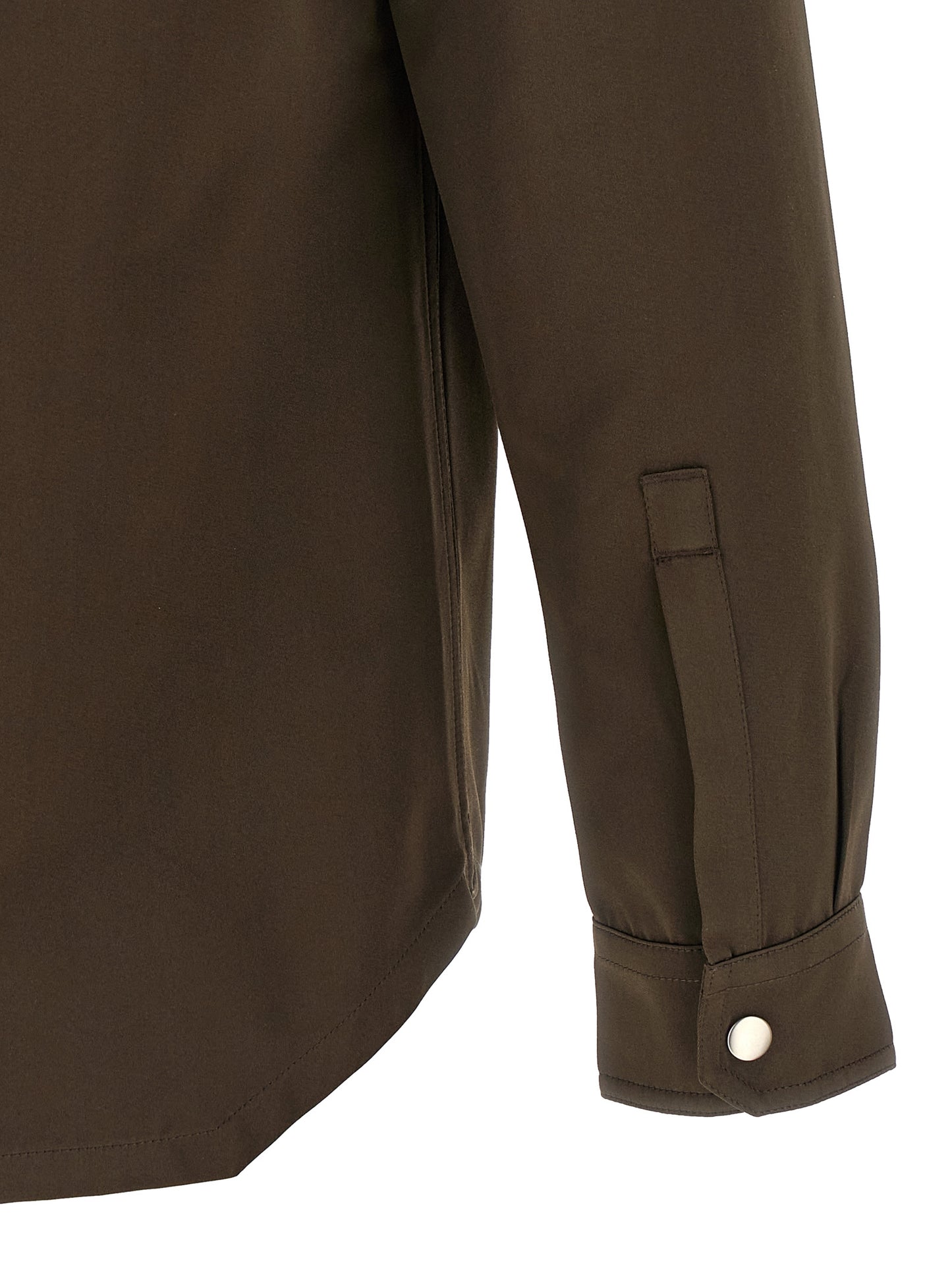 Rick Owens Brown Polyester Blouse