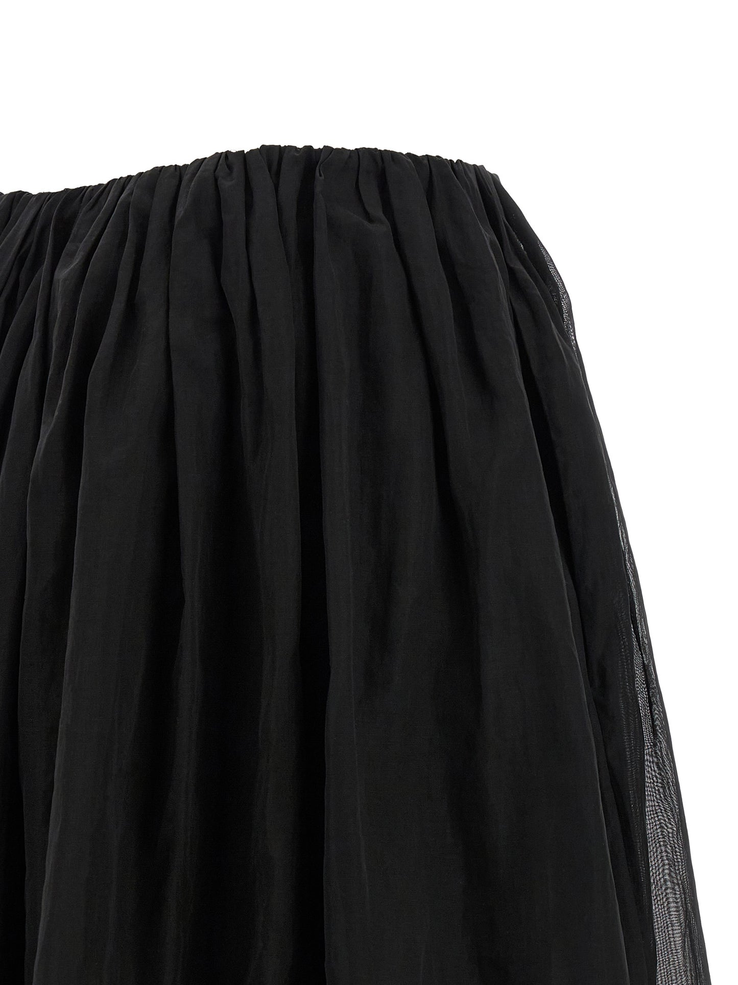 Brunello Cucinelli Black Cotton Mini Skirt