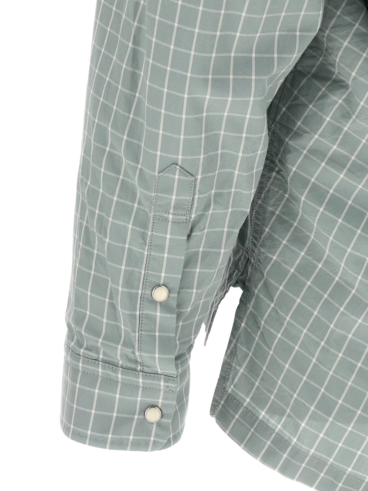 Maison Mihara Yasuhiro Blue Cotton Blouse