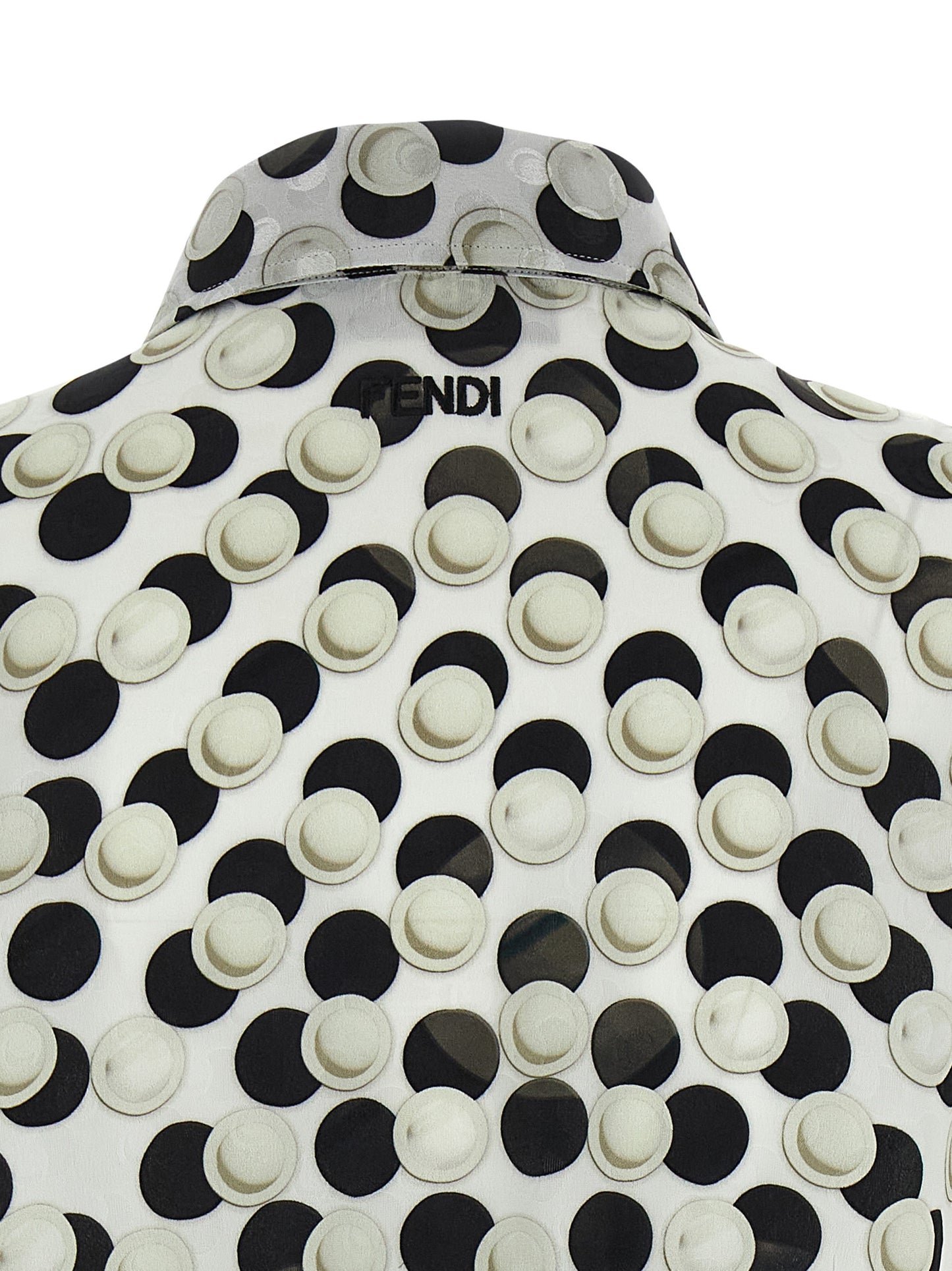 Fendi Multicolor Silk Pattern Shirt