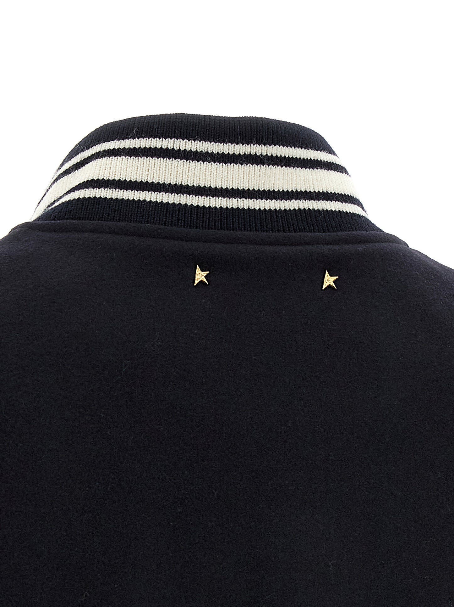 Golden Goose Blue Virgin Wool Bomber