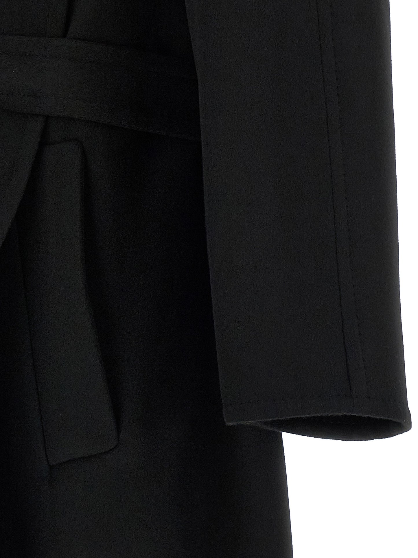 Tom Ford Black Virgin Wool Coat