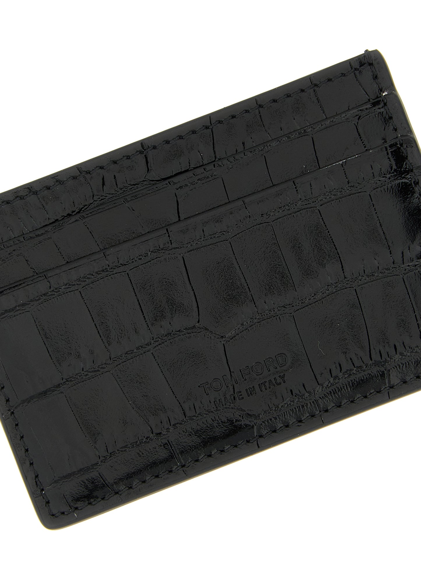 Tom Ford Black Calfskin Cardholder
