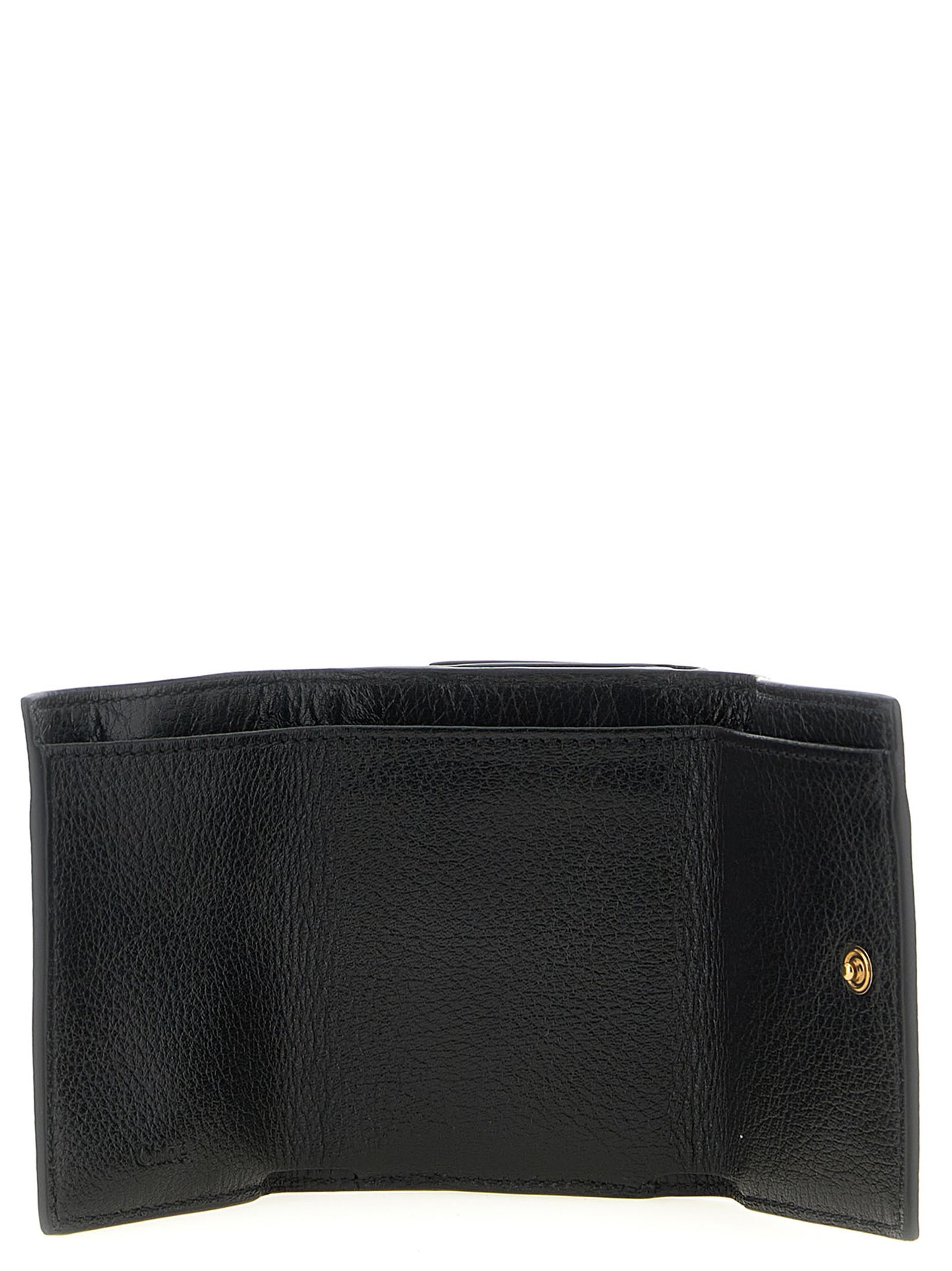 Chloé Black Buffalo Leather Cardholder