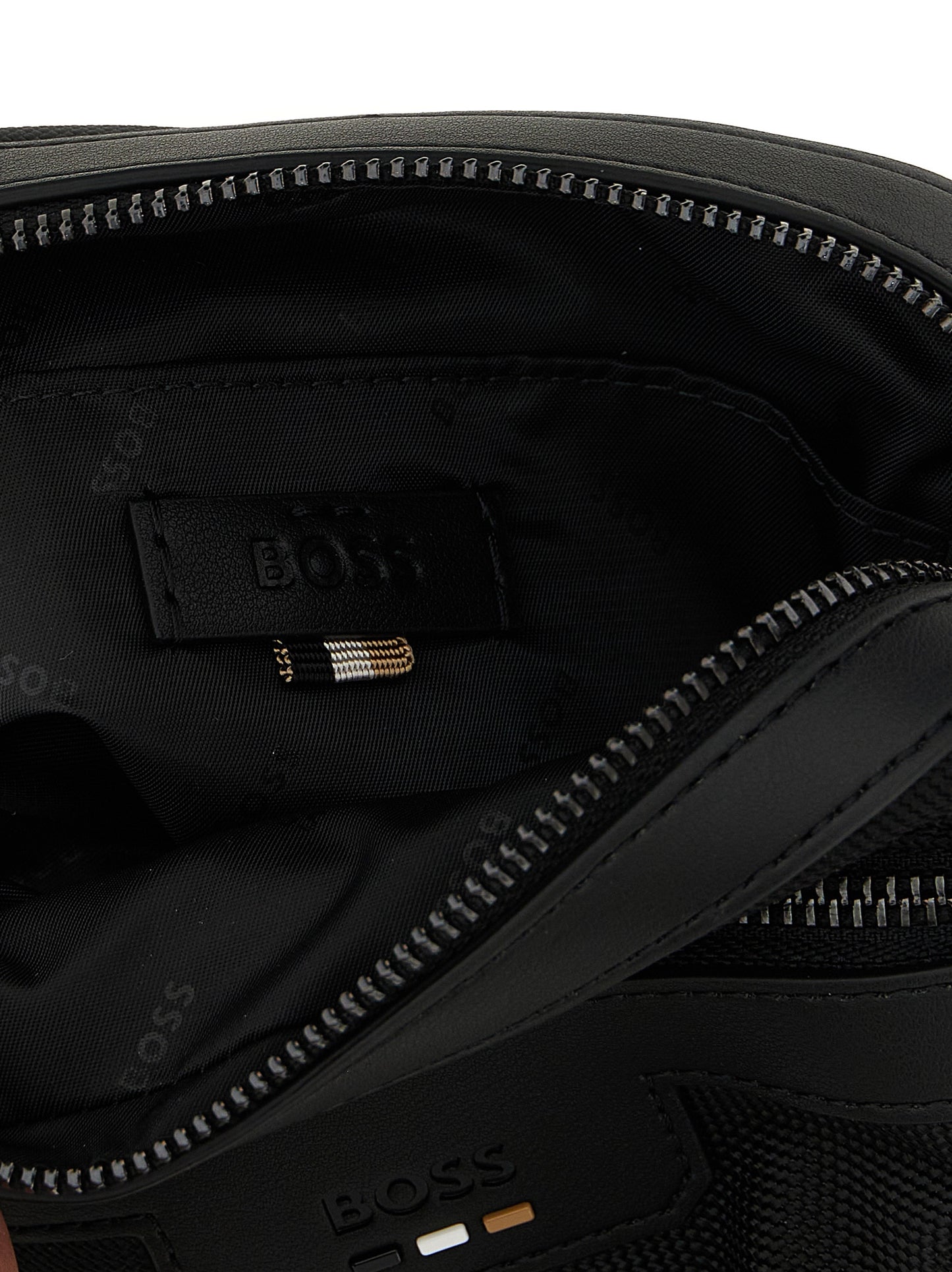 Hugo Boss Black Polyester Crossbody Bag
