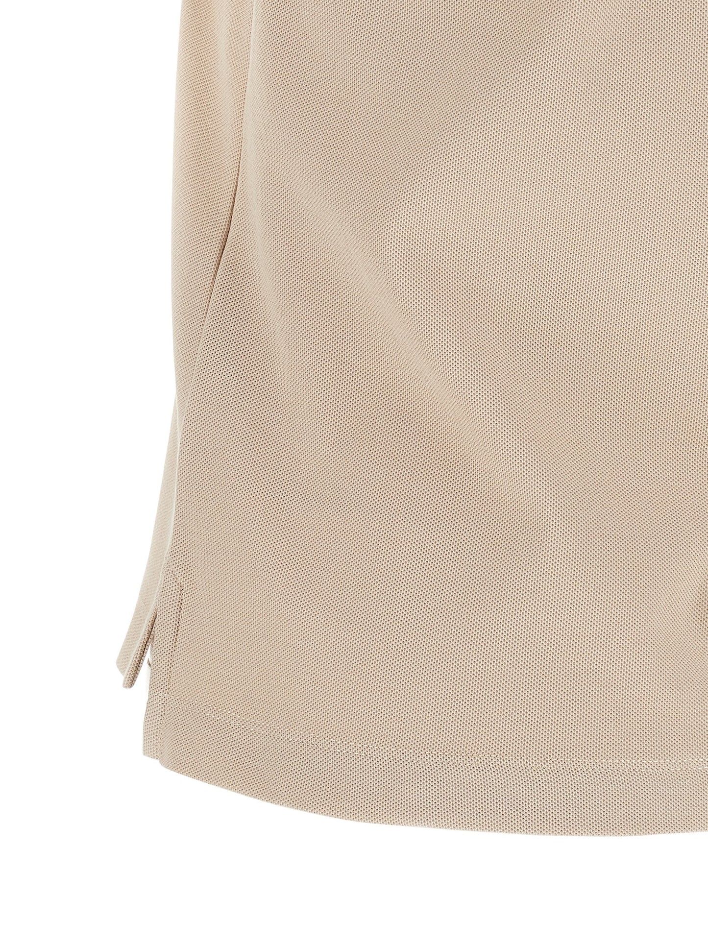 Moncler Beige Cotton Polo Shirt