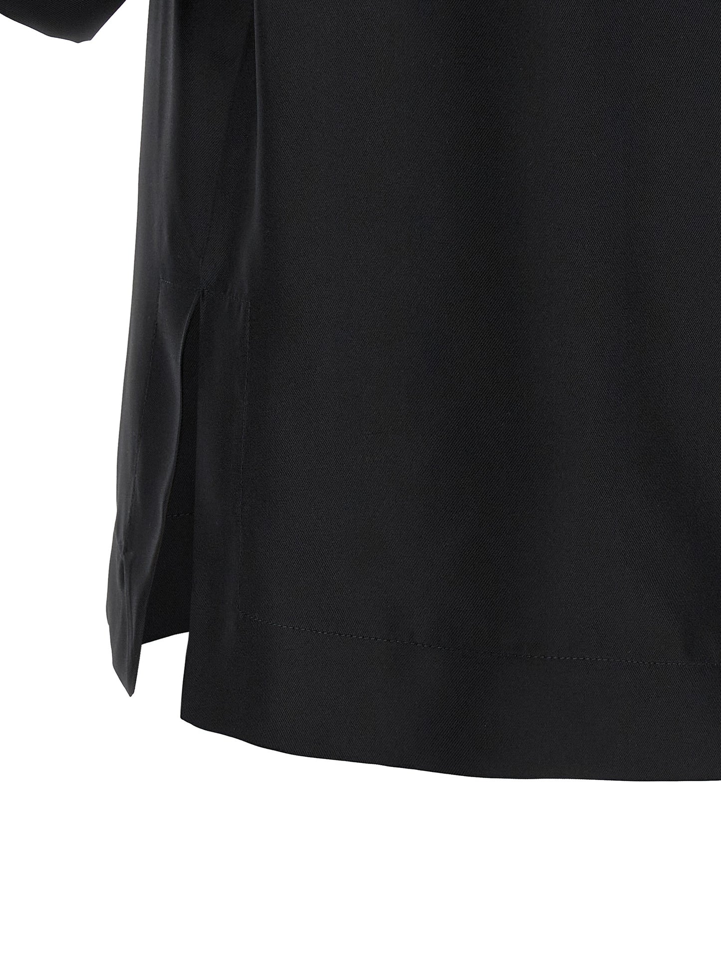 Loulou De Saison Black Silk Shirt