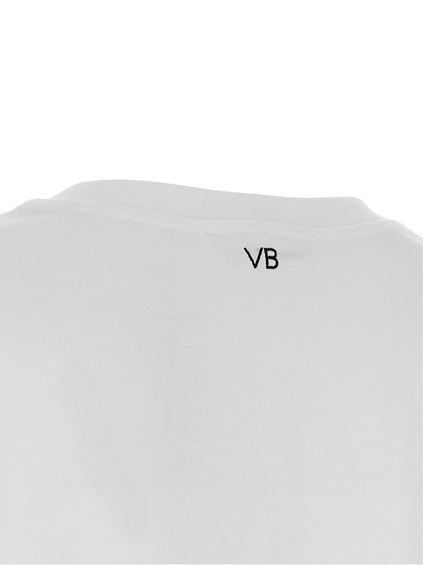 Victoria Beckham White Cotton T-Shirt