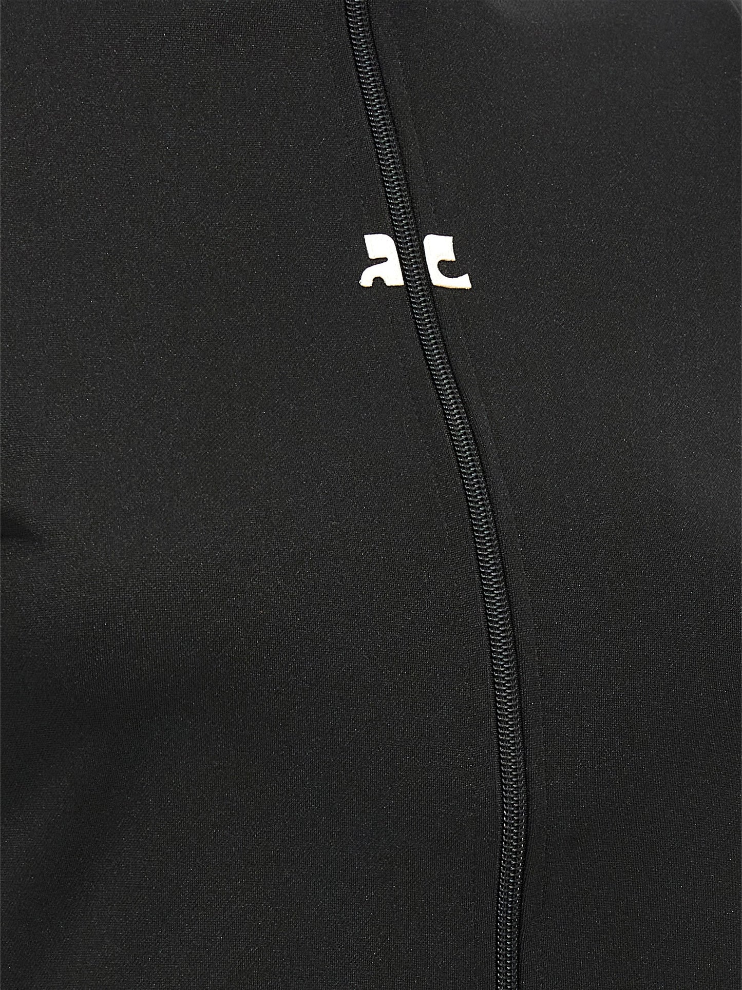 Courrèges Black Polyester Top