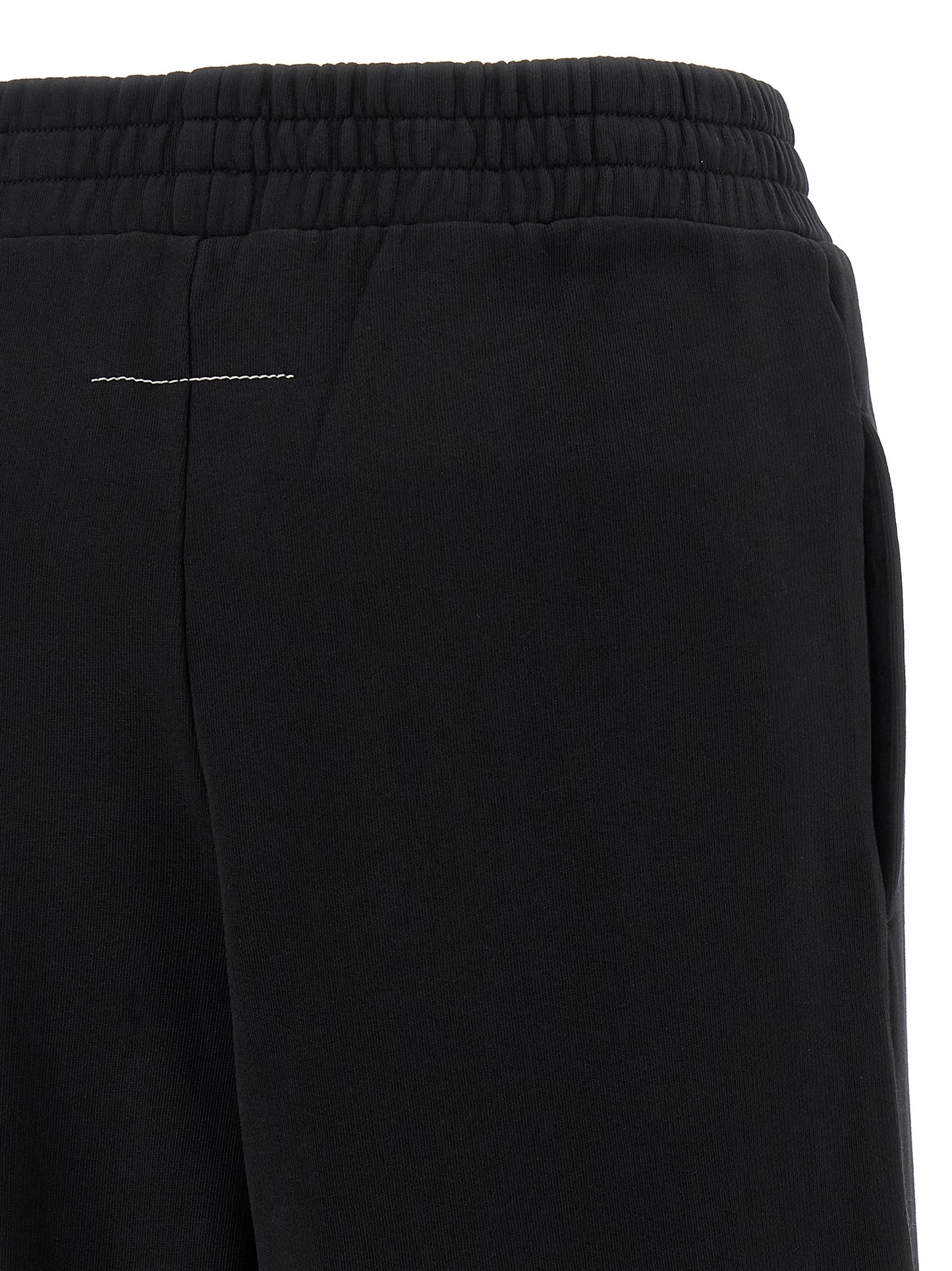 MM6 Maison Margiela Black Cotton Joggers (Workout Pants)