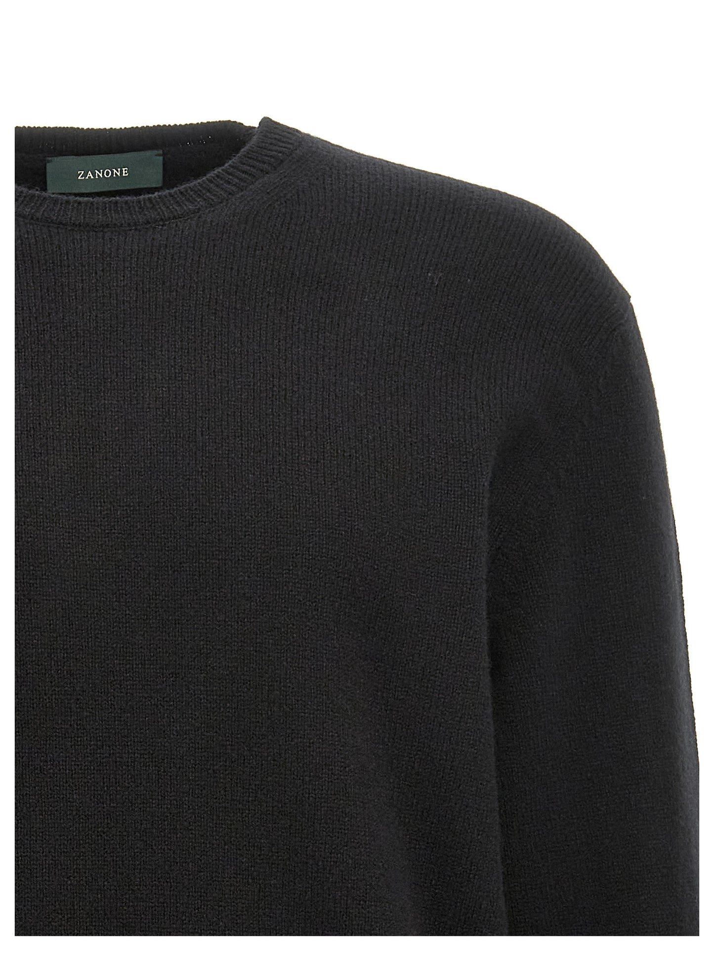 ZANONE Black Virgin Wool Cardigan