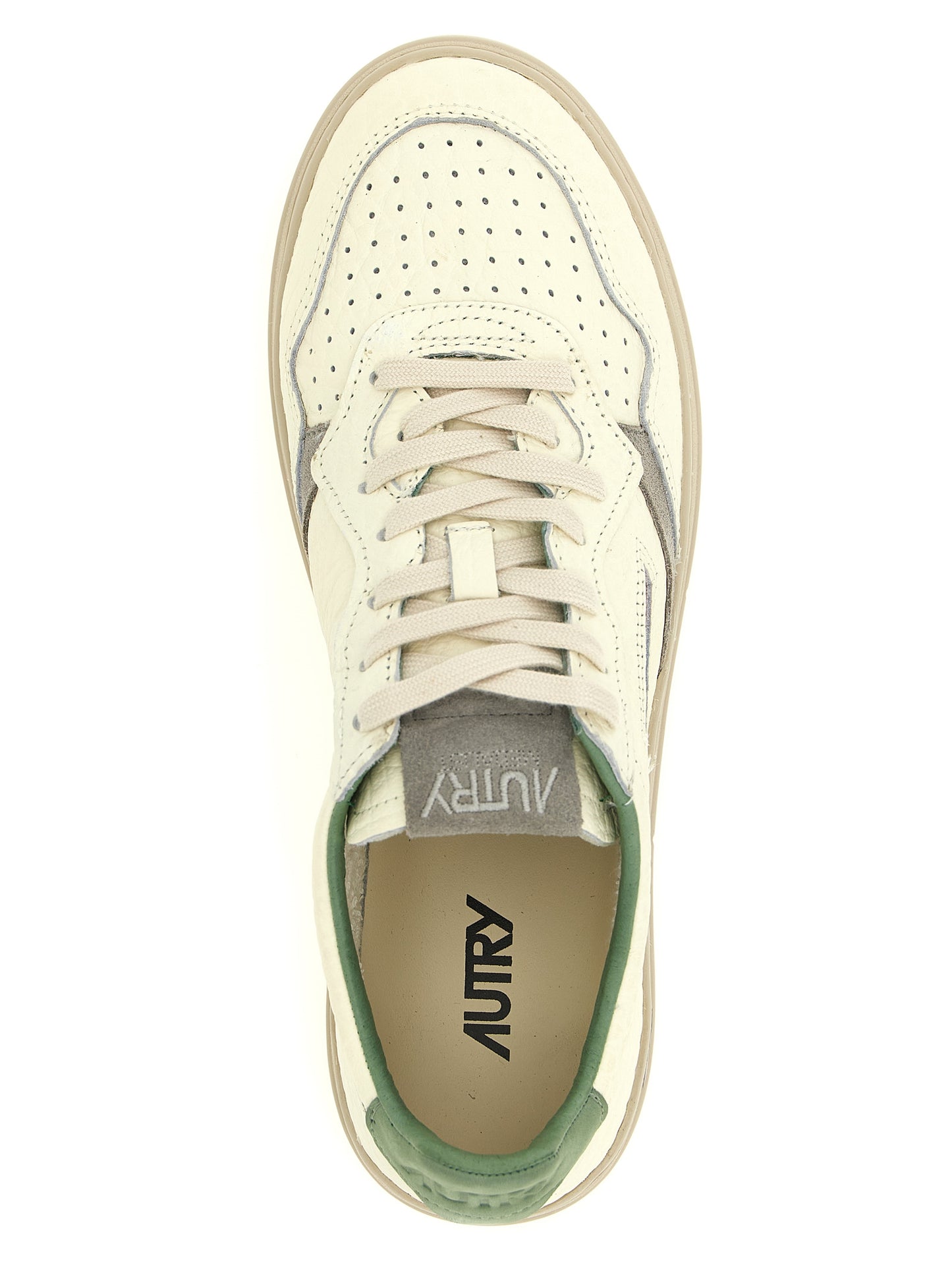 Autry Bicolor Cowhide Low Top Sneakers