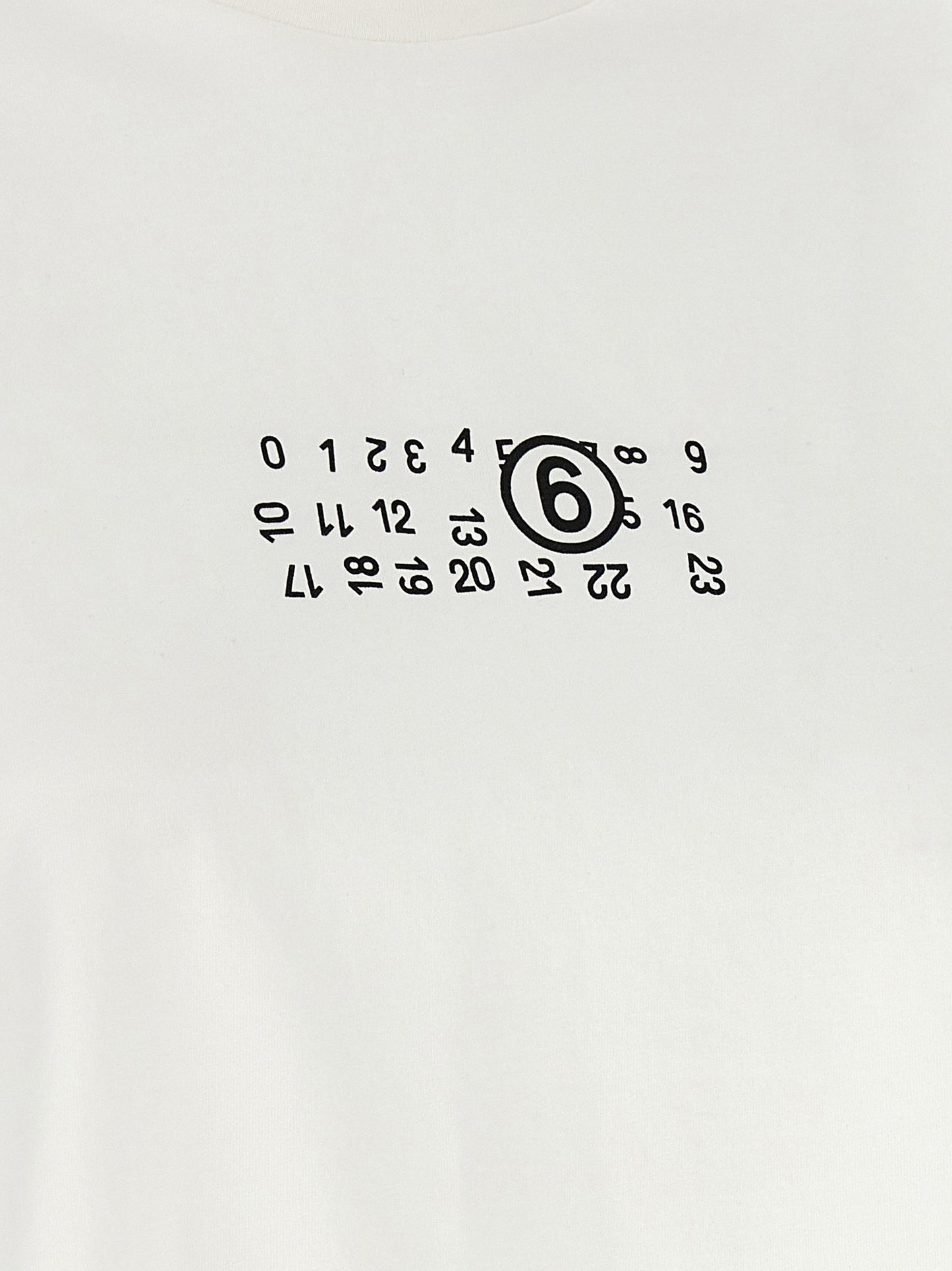 MM6 Maison Margiela White Cotton T-Shirt