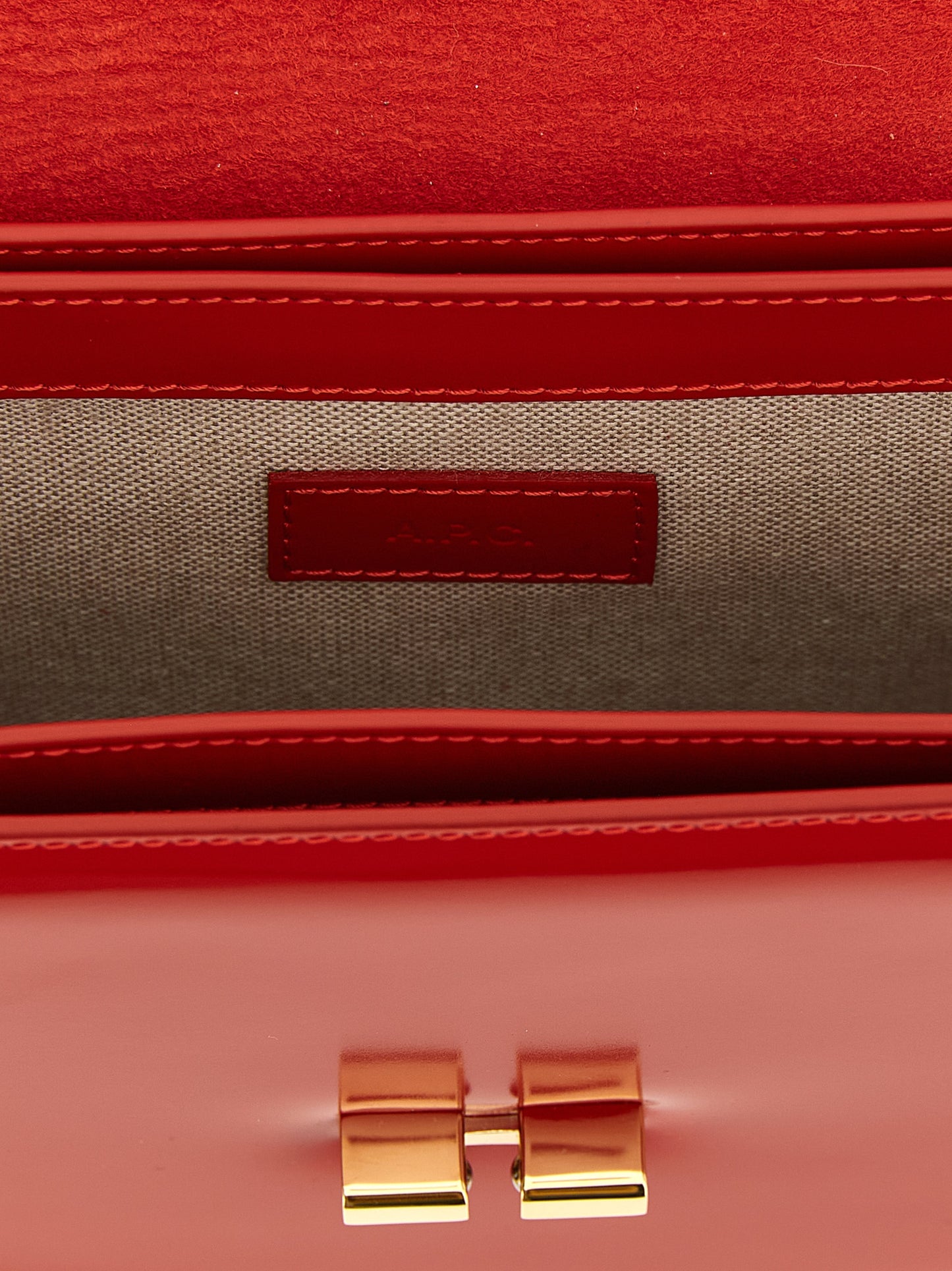 A.P.C. Multicolor Cowhide Crossbody Bag