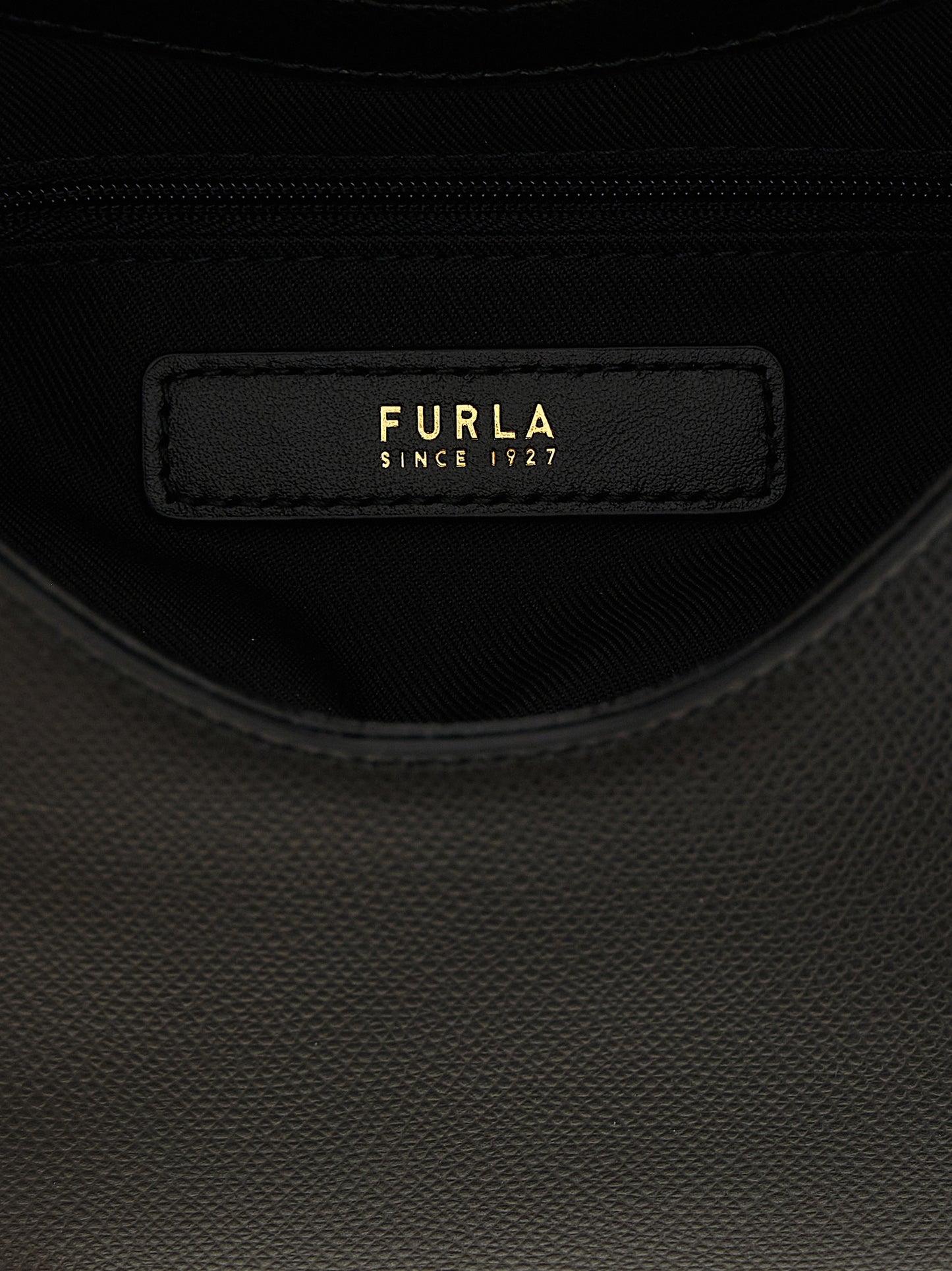 Furla Black Calfskin Handbag