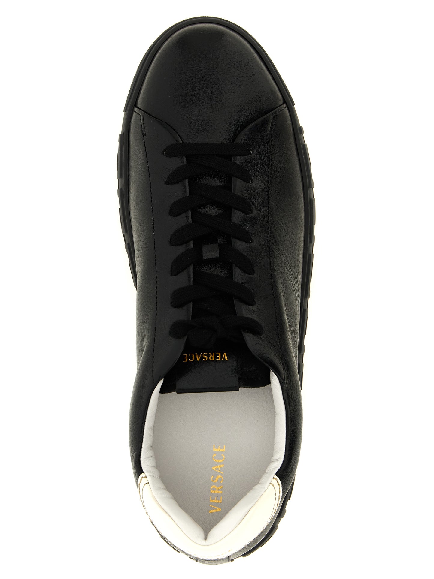Versace Bicolor Calfskin Low Top Sneakers