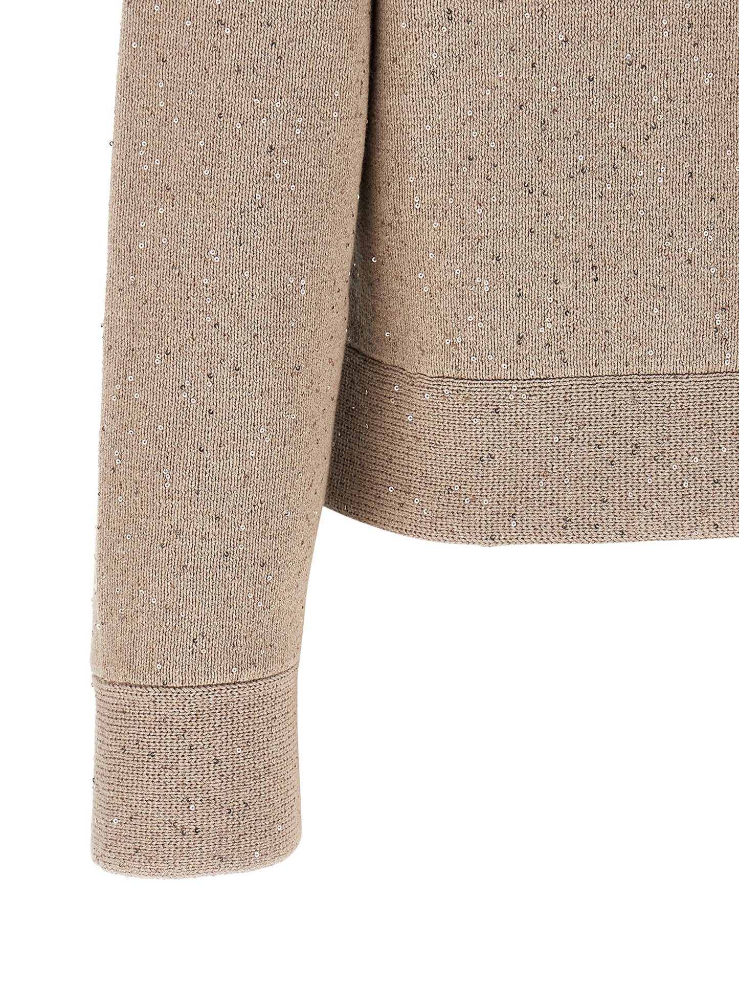 Brunello Cucinelli Beige Cotton Cardigan