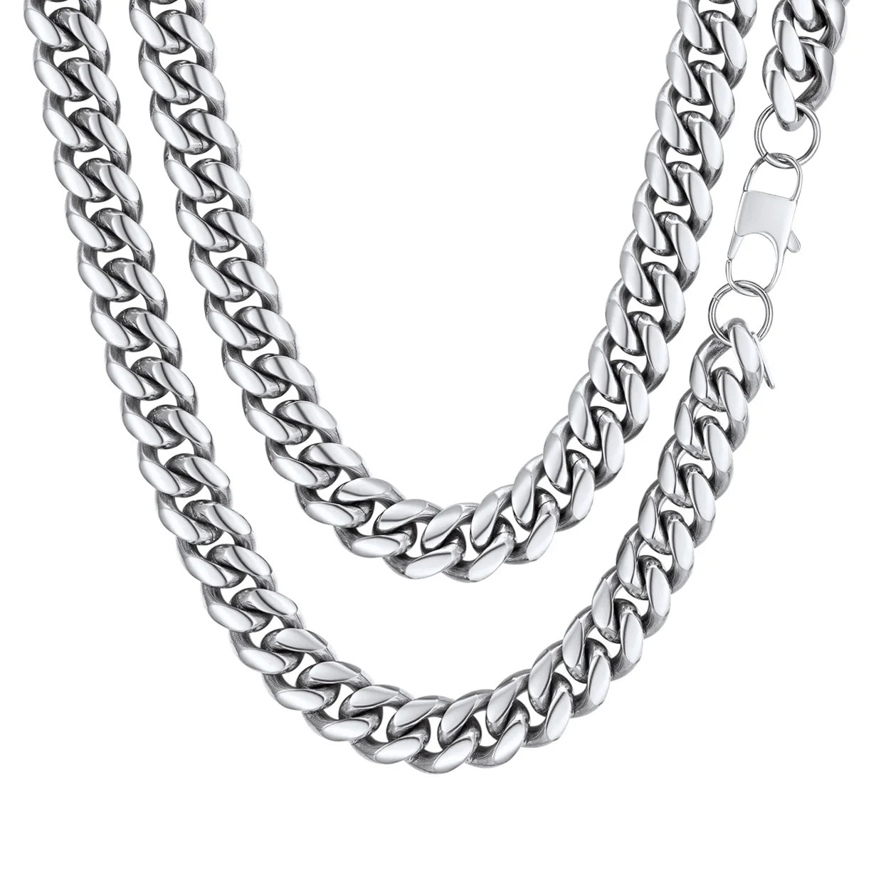 Men's 10mm Cuban Link Chain – Stainless Steel