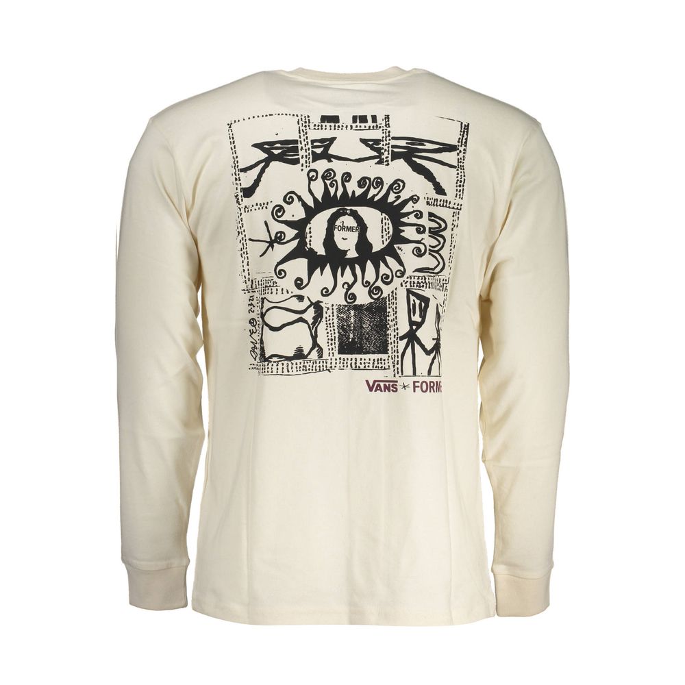 Vans White Cotton Men's T-Shirt
