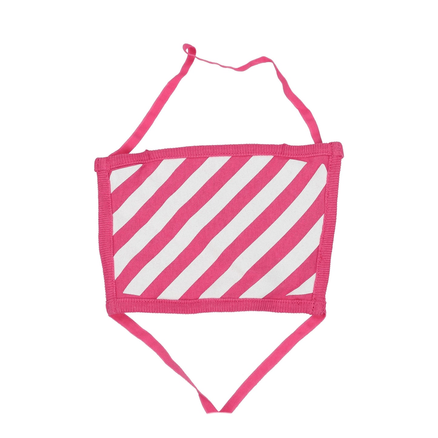 Off-White Pink Cotton Facemask