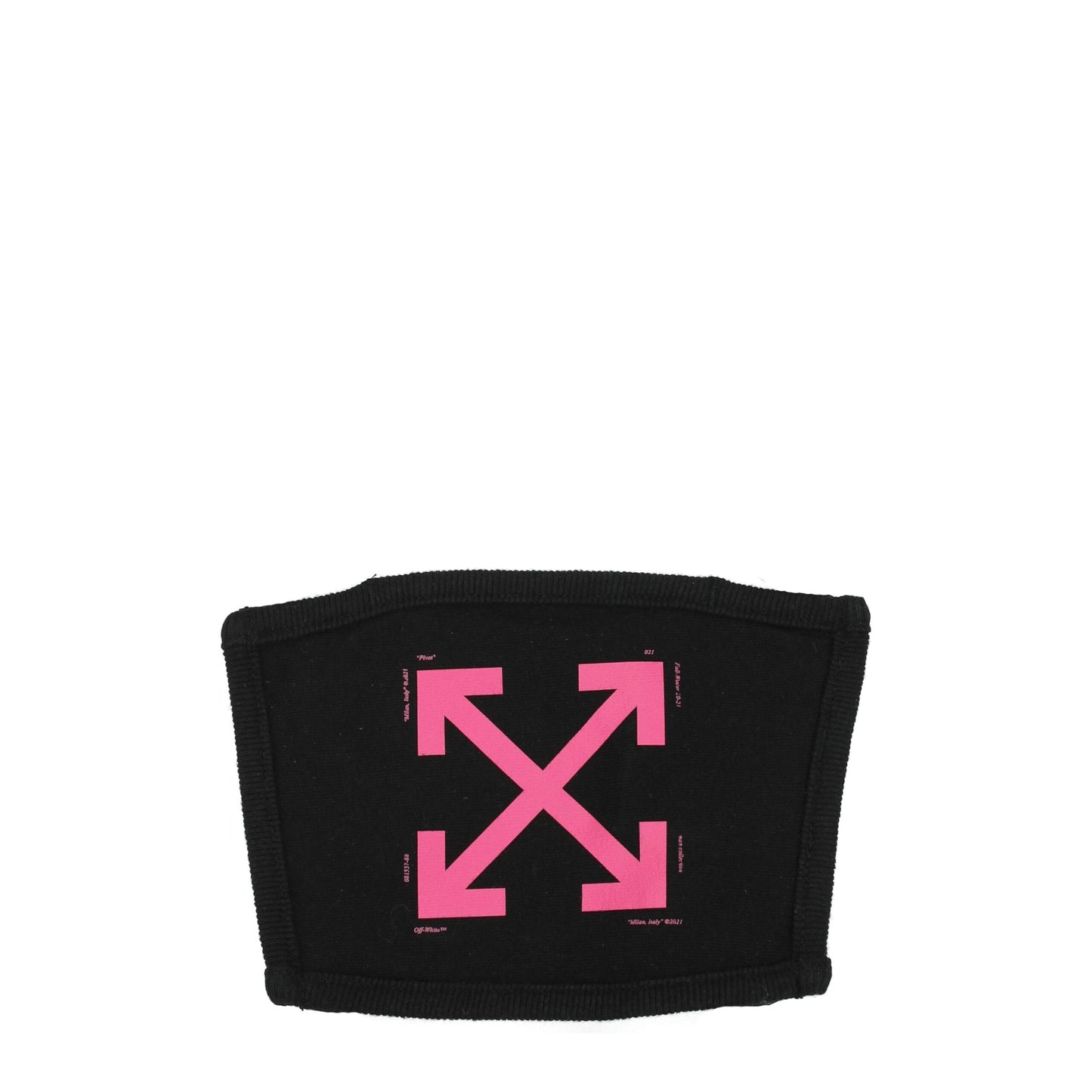 Off-White Black Cotton Facemask