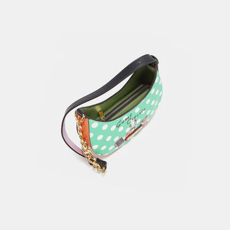 Nicole Lee USA Vegan Leather Polka Dot Shoulder Bag - PrettyFancyNow