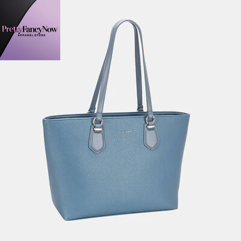 Classic PU Leather Tote Bag – David Jones Paris - PrettyFancyNow
