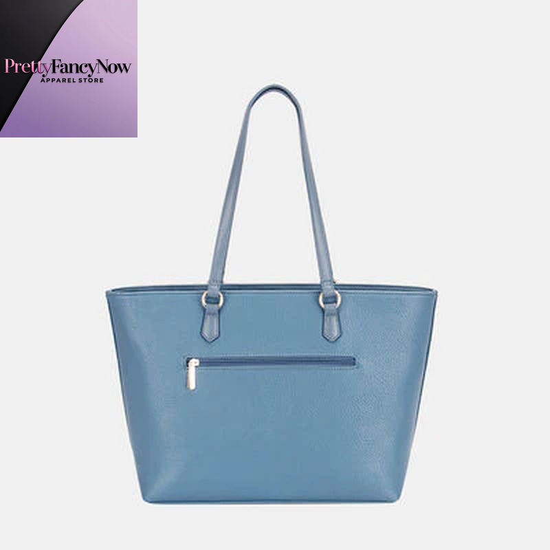 Classic PU Leather Tote Bag – David Jones Paris - PrettyFancyNow