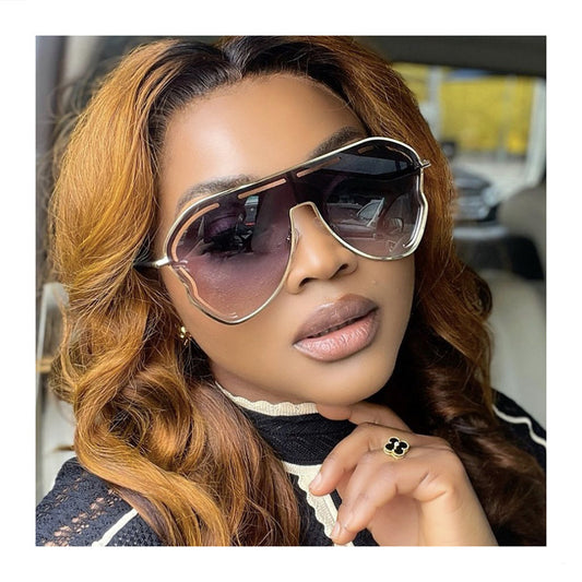 Designer-Style Toad-Shaped Hollow Sunglasses