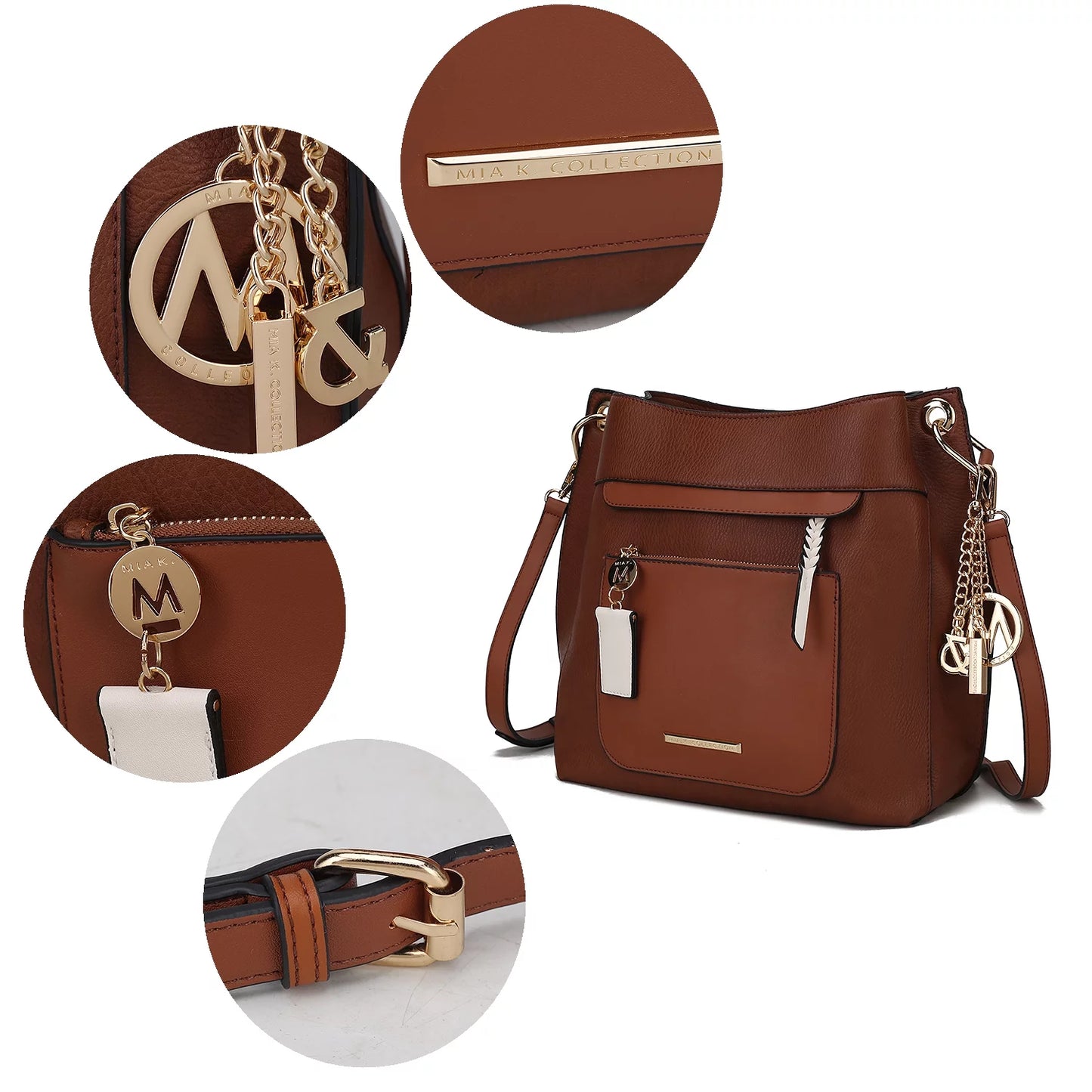 Vegan Leather Hobo & Wristlet Set | Effortless Elegance in Two Pieces