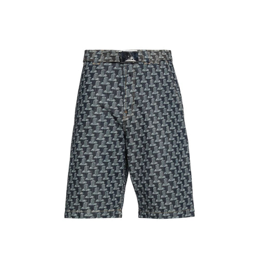 Lanvin Blue Cotton Shorts