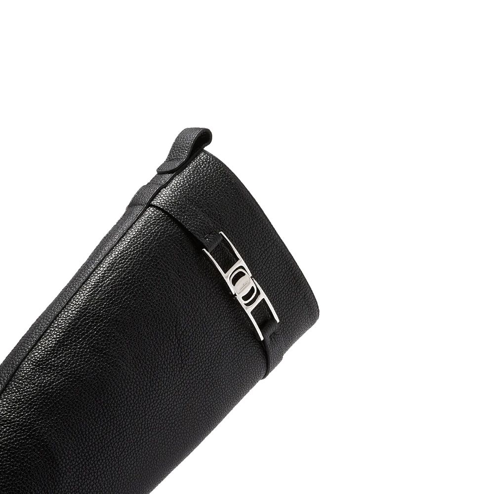 Salvatore Ferragamo Black Calfskin Flat Boots