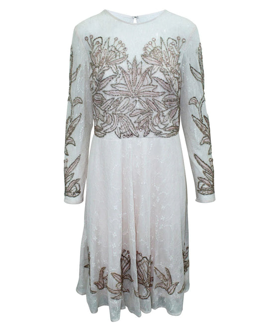Aidan Mattox Multicolor Silk Cocktail Dress