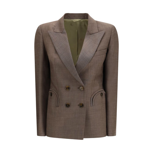 Blazé Milano Brown Wool Blazer