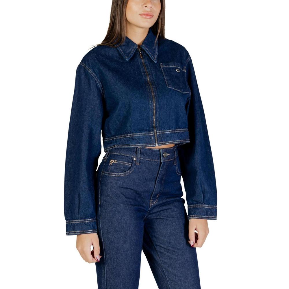 Colcci Blue Cotton Denim Jacket