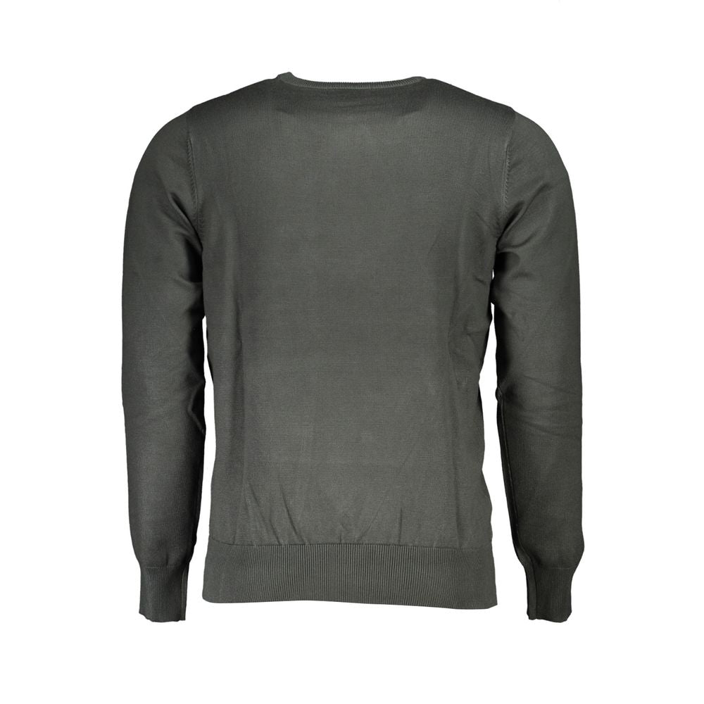 U.S. Grand Green Viscose Men's Sweater