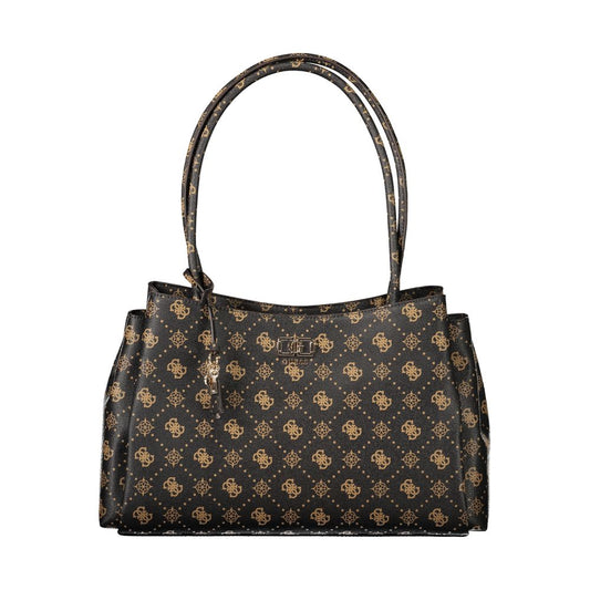 Guess Jeans Marrone Polyurethane Women Handbag