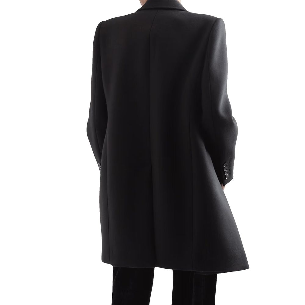 Saint Laurent Black Wool False