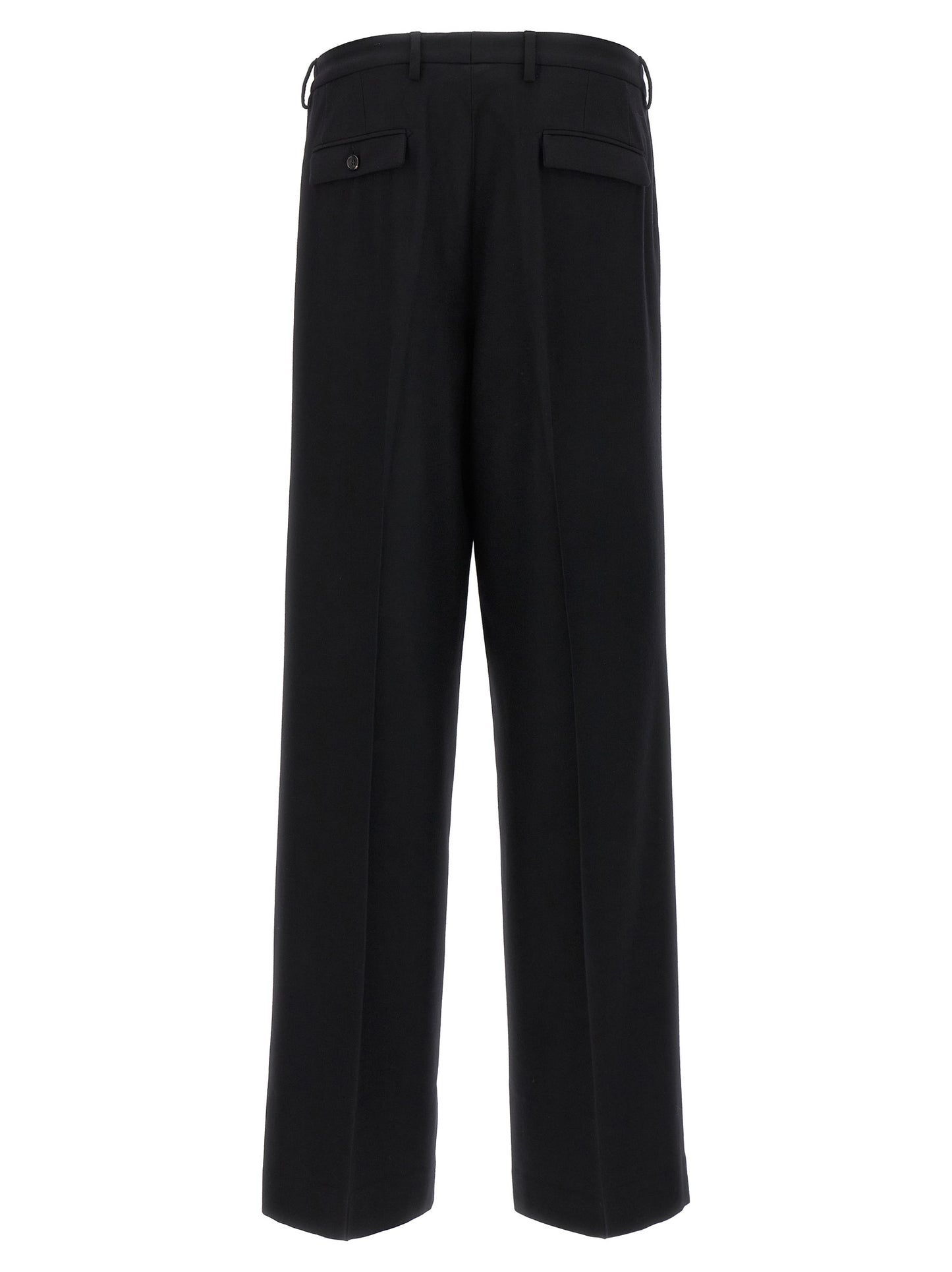 CELLAR DOOR Black Virgin Wool Dress Pants