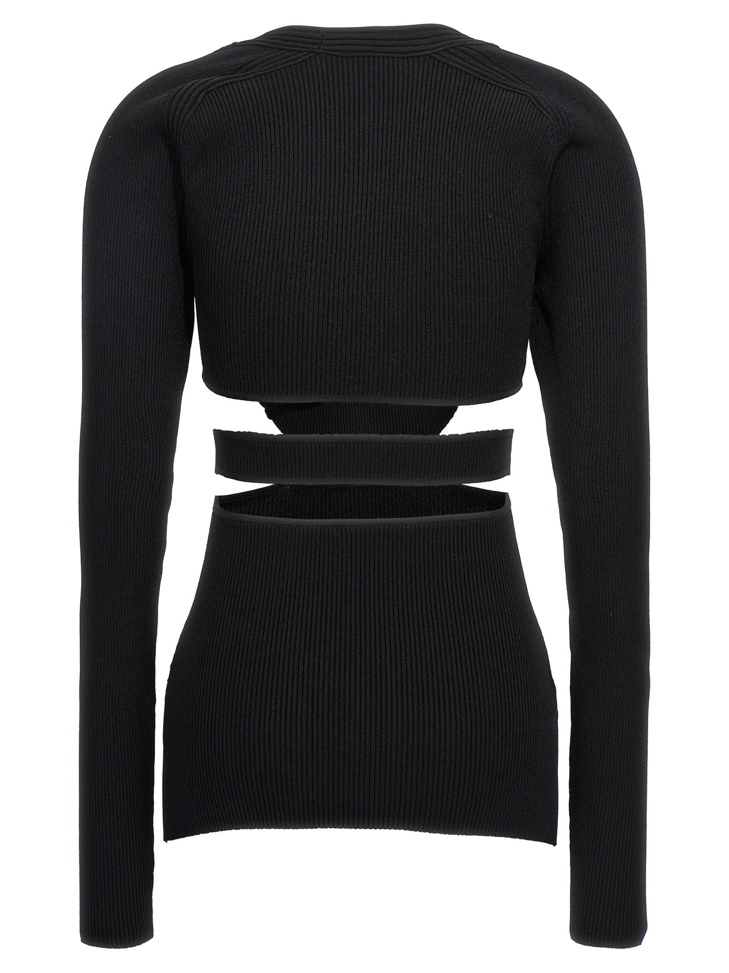Nensi Dojaka Black Viscose Cardigan