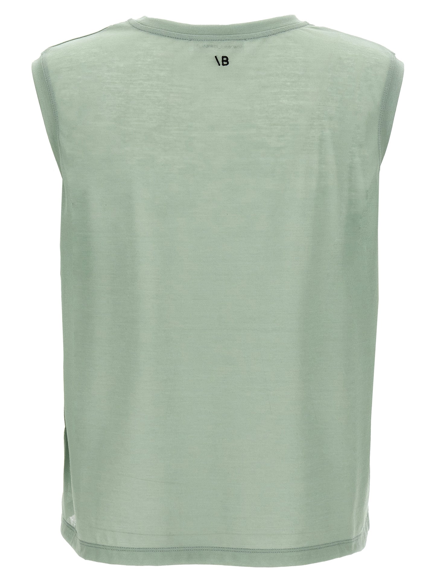Victoria Beckham Bicolor Cotton Sleeveles T-Shirt