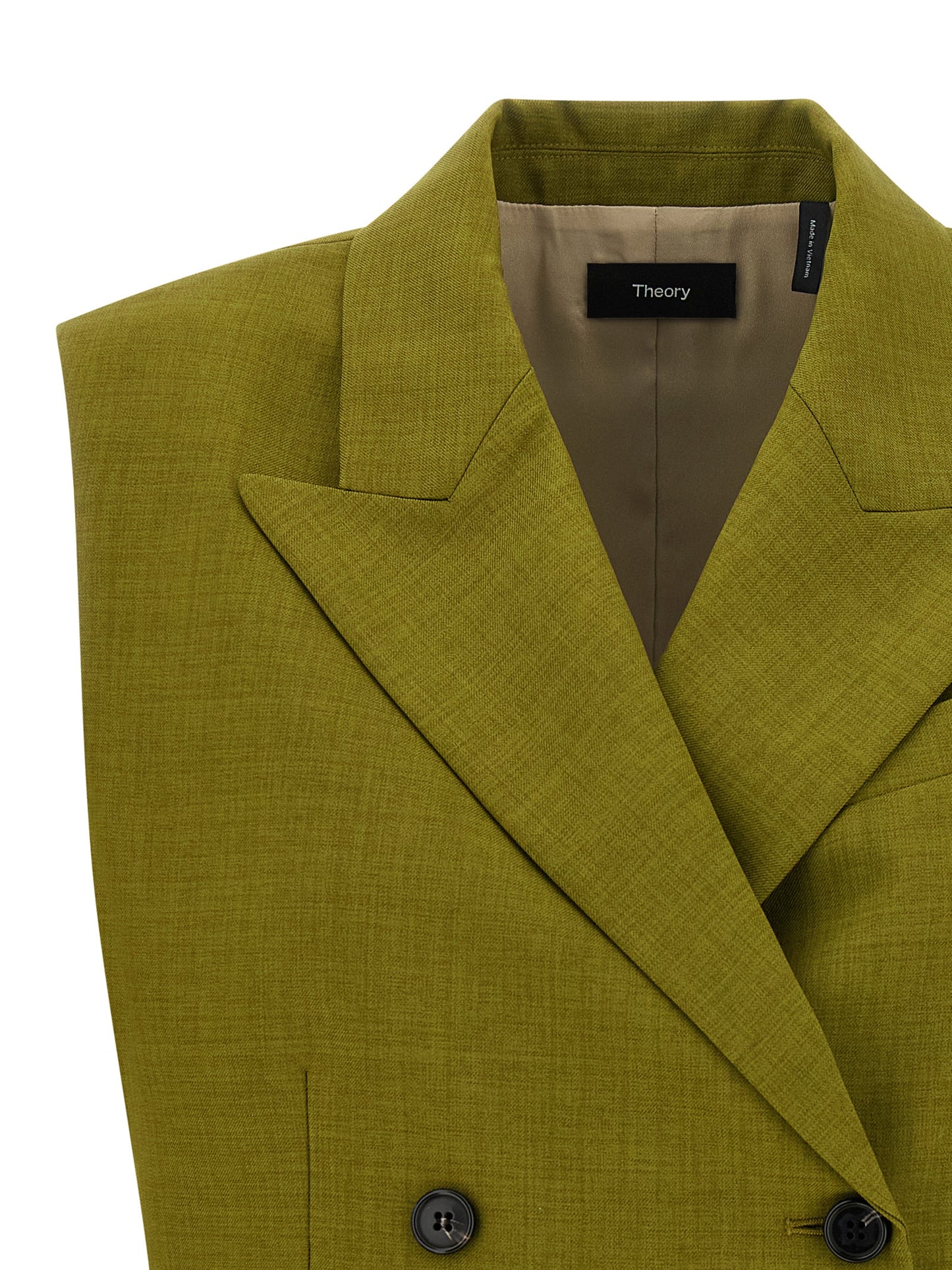 Theory Bicolor Polyester Sleeveless Jacket