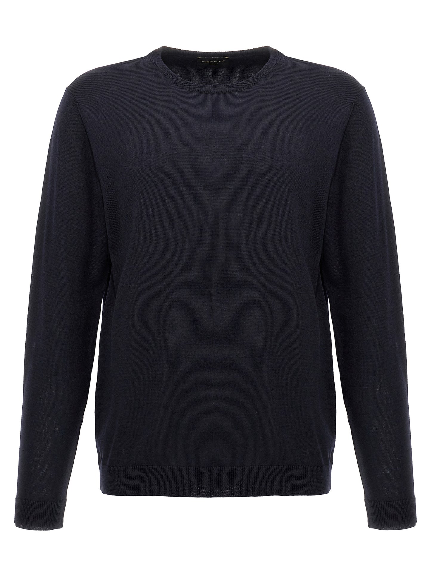 Roberto Collina Blue Merino Wool Cardigan