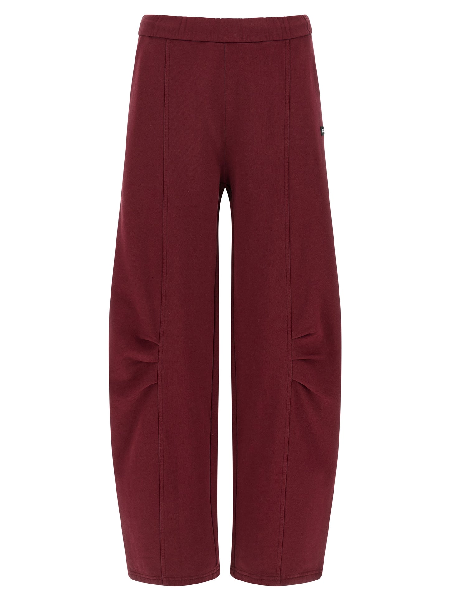 ROTATE BIRGER CHRISTENSEN Bordeaux Cotton Joggers (Workout Pants)