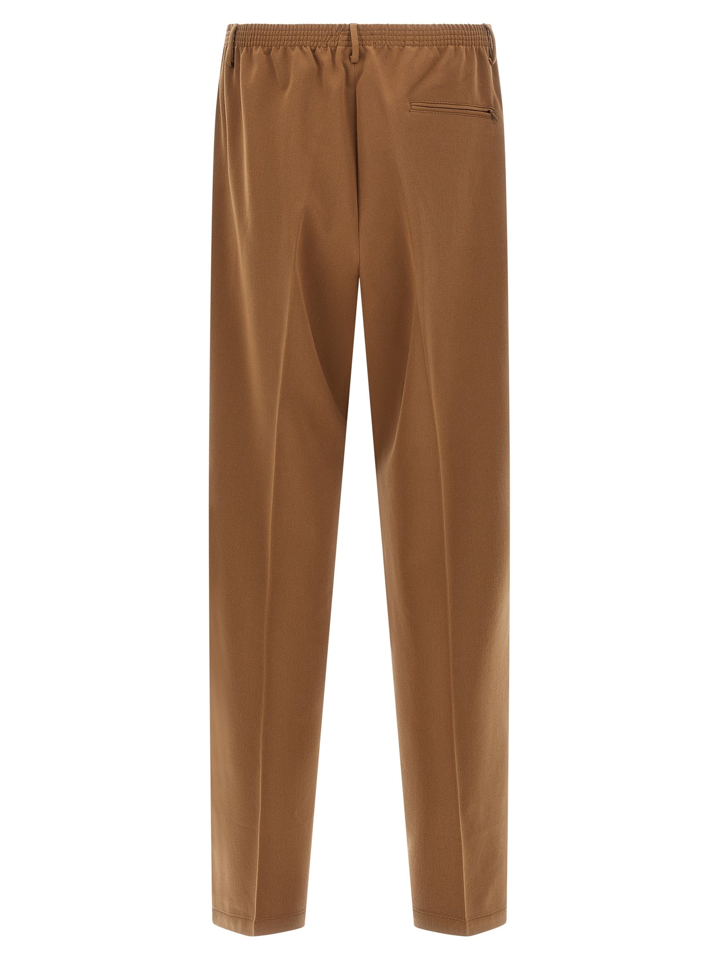 CELLAR DOOR Brown Polyester Casual Pants