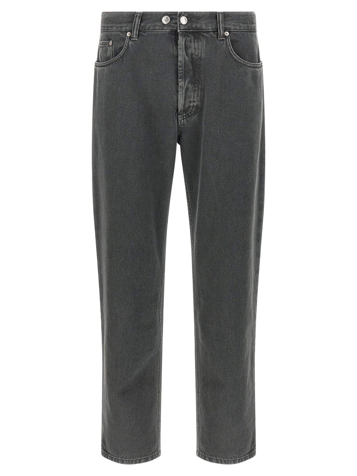 Department 5 Gray Cotton Cropped Jeans